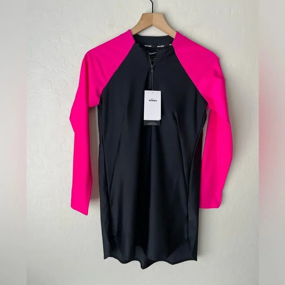 NWT Nike UPF protection Victory Long Sleeve Swimming Dress XS